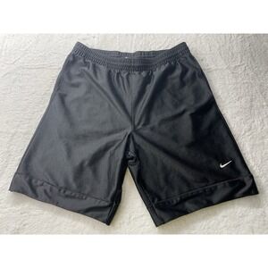 Nike Basketball Silver Tag Shiny Dazzle Shorts Black Vintage Medium Mens